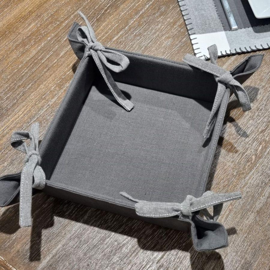 ambiente haus Table Basket Grey Shades 20x20cm