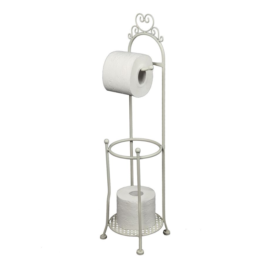 ambiente haus Toilet Roll Holder - Antq White