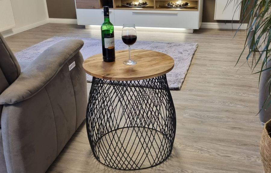 Ambiente Haus Urban Round Side Table - Cage