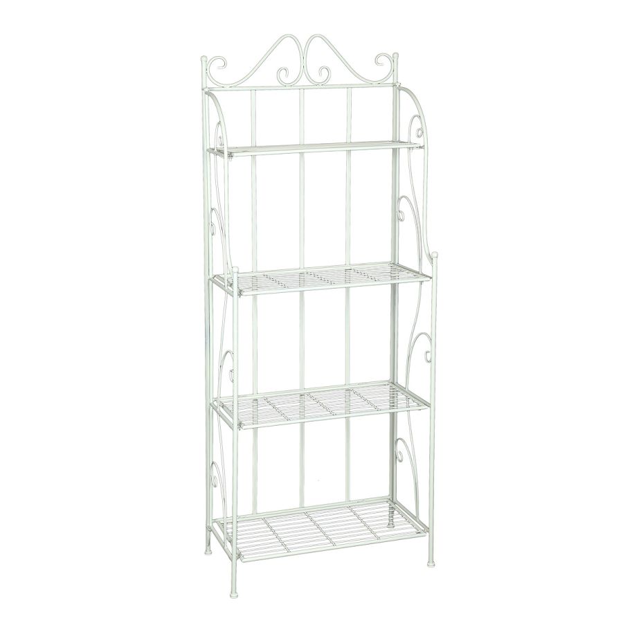 ambiente haus White shelf with 4 Tiers 162cm