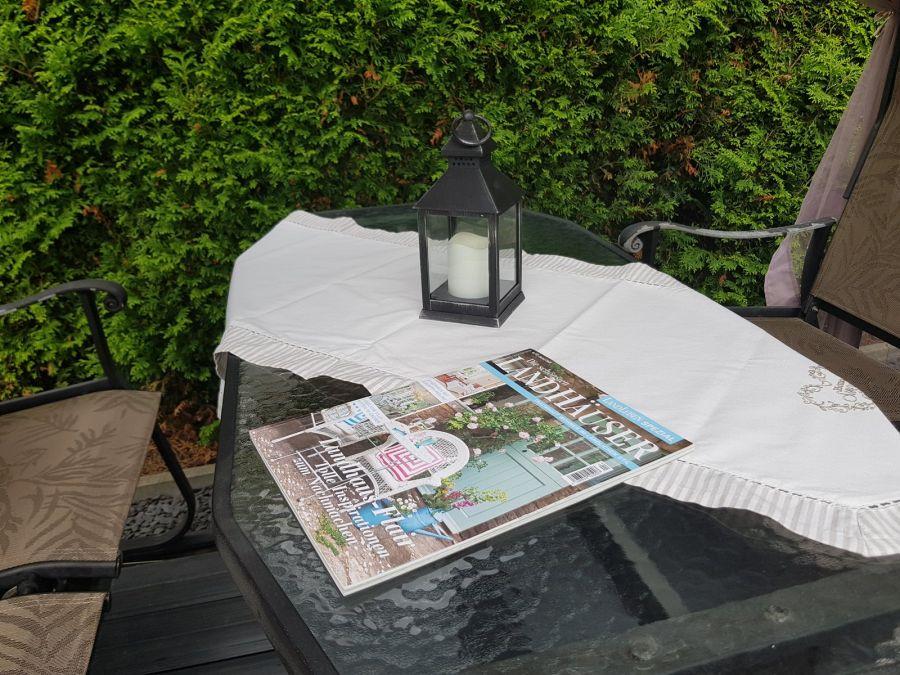 Ambiente Haus Atq. Black Lantern 24cm Incl. LED Candle