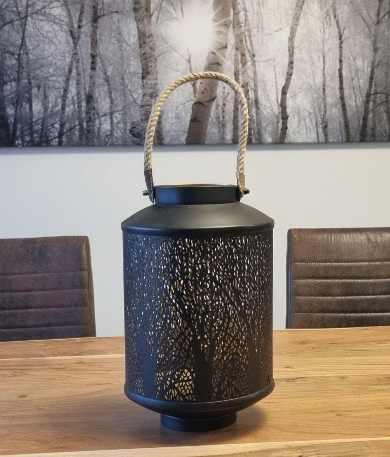 Ambiente Haus Forest Design Lantern With Rope (H) 50cm