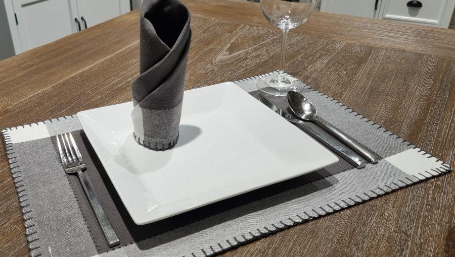 Ambiente Haus Set Of 6 Grey Shades Place Mats 33x48cm