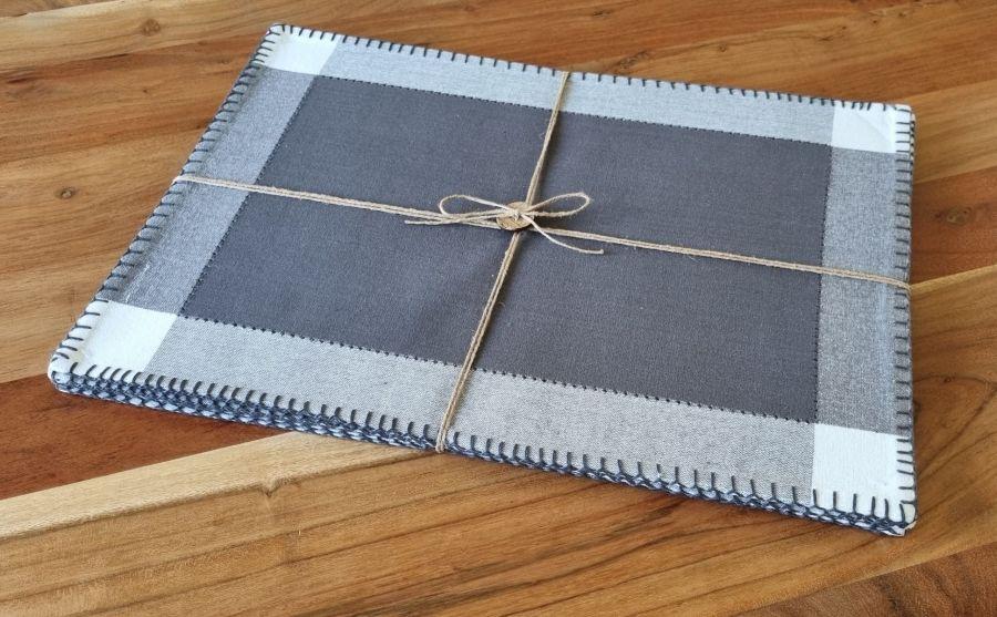 Ambiente Haus Set Of 6 Grey Shades Place Mats 33x48cm