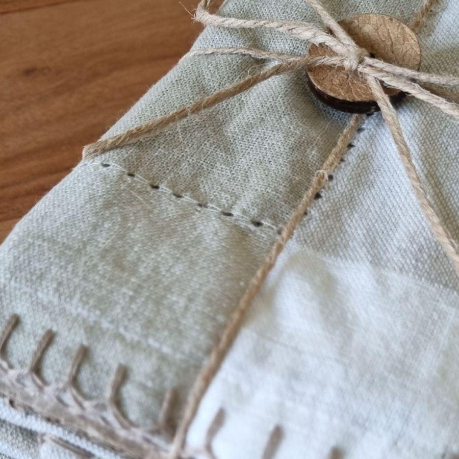 Ambiente Haus Set Of 6 Shades Of Beige Napkins 40x40cm