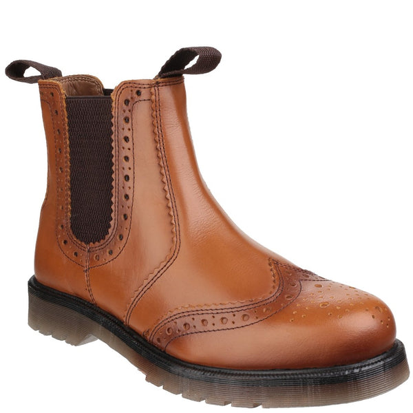 amblers Dalby Pull On Brogue Boots
