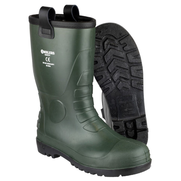 Amblers FS97 S5 SRA PVC Rigger Safety Boots