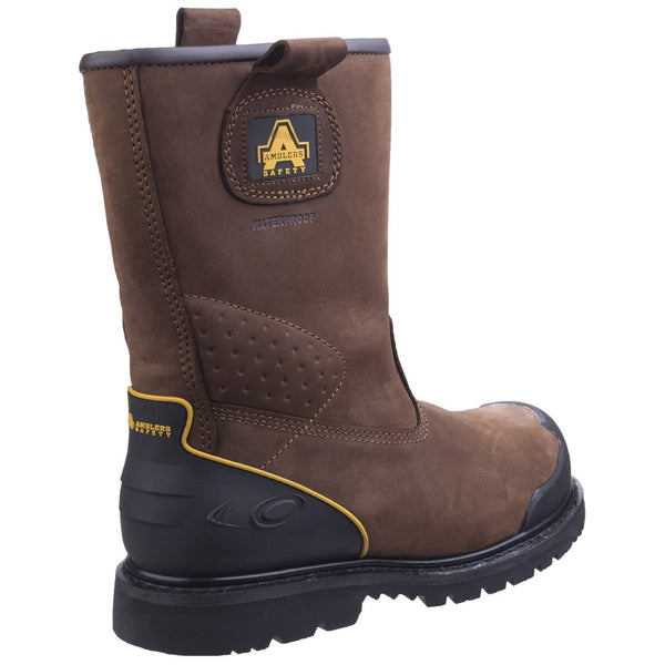 Amblers FS223 Goodyear Welted S3 SRA Waterproof Rigger Boots Half Sizes