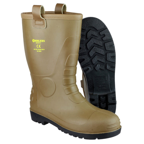 Amblers FS95 Waterproof S5 SRA PVC Safety Rigger Boots