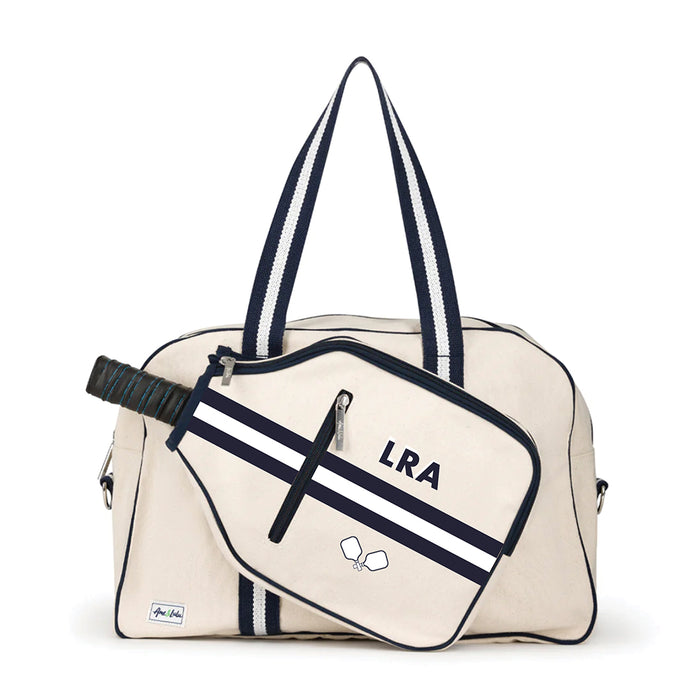 ame & lulu Hand Painted Hamptons Pickleball Bag