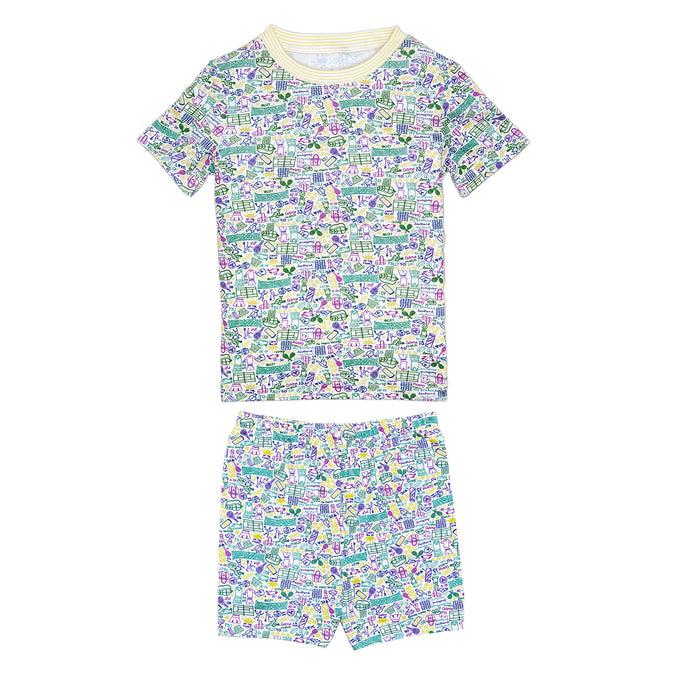 ame & lulu Joy Street Tennis Short Pajamas