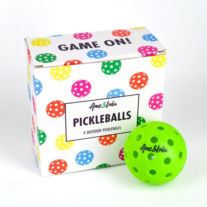 Ame & Lulu Pickleballs - Set Of 4