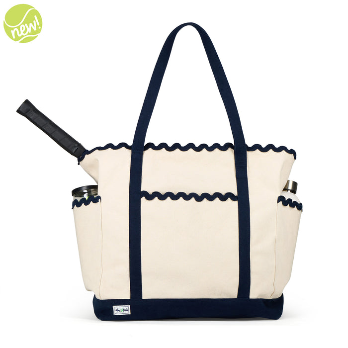 ame & lulu Scalloped Tennis Tote