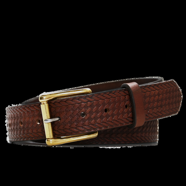 american bench craft Basket Weave Belt - 1.5"