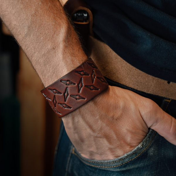 American Bench Craft Diamond Plate Cuff