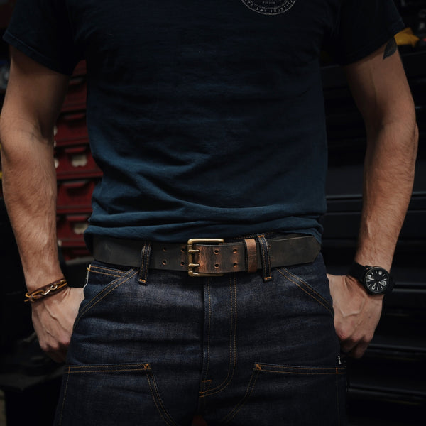 American Bench Craft Wade Double Prong Belt - 1.5"