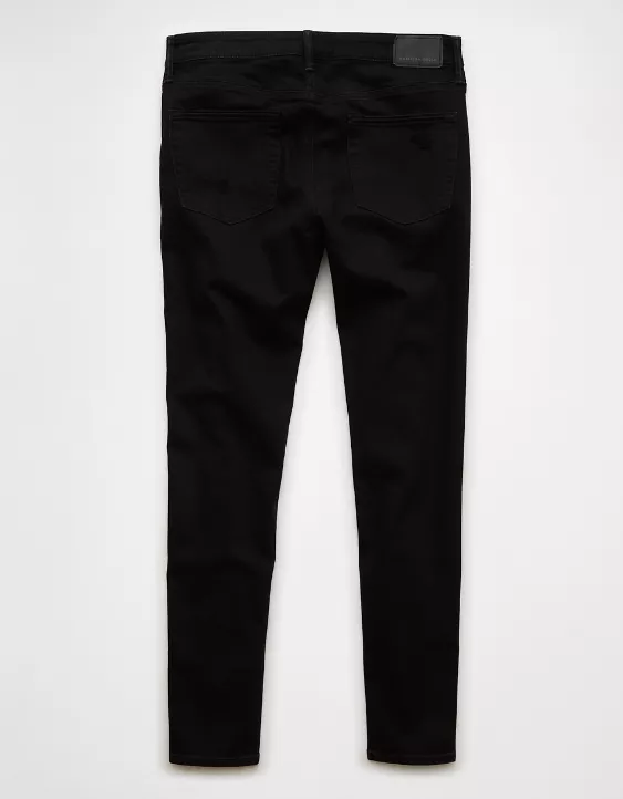 American Eagle AE AirFlex+ Athletic Skinny Patched Jean