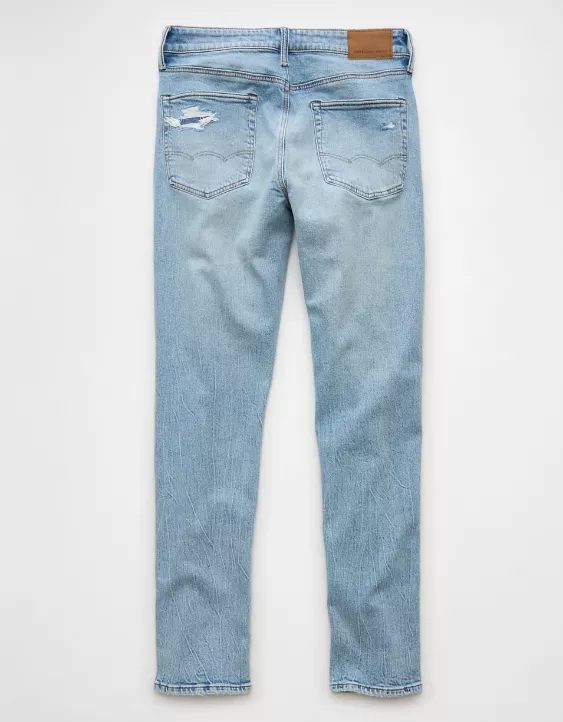 American Eagle AE AirFlex+ Patched Athletic Fit Jean