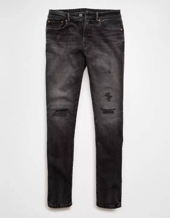 American Eagle AE AirFlex+ Patched Athletic Skinny Jean