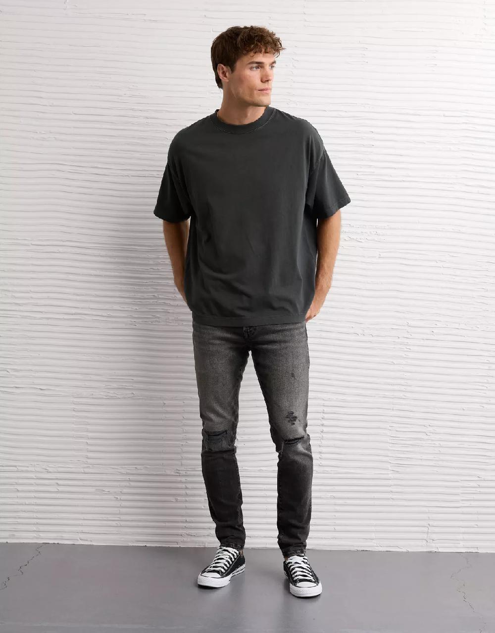 american eagle AE AirFlex+ Patched Athletic Skinny Jean