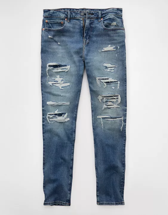 American Eagle AE AirFlex+ TENCEL™ Fibers Patched Athletic Fit Jean