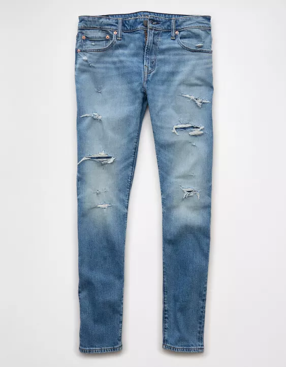 American Eagle AE AirFlex+ TENCEL™ Fibers Patched Athletic Skinny Jean