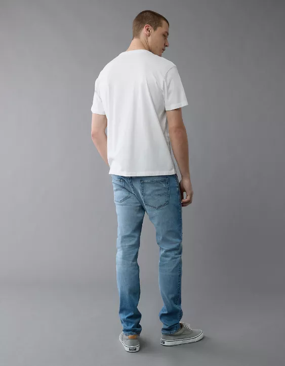 American Eagle AE AirFlex+ TENCEL™ Fibers Patched Athletic Skinny Jean