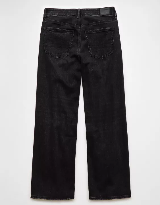 American Eagle AE Dreamy Drape Stretch Low-Rise Baggy Wide-Leg Jean