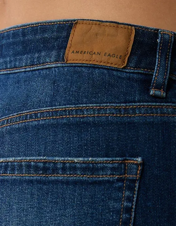 American Eagle AE Dreamy Drape Stretch Low-Rise Baggy Wide-Leg Jean