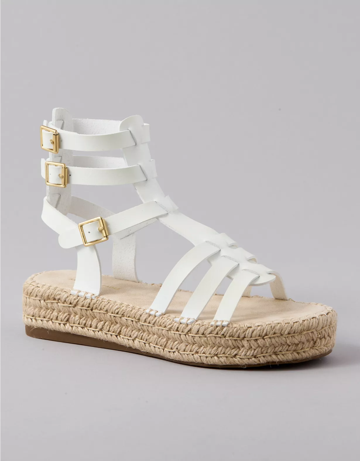 american eagle AE Flatform Gladiator Espadrille Sandal
