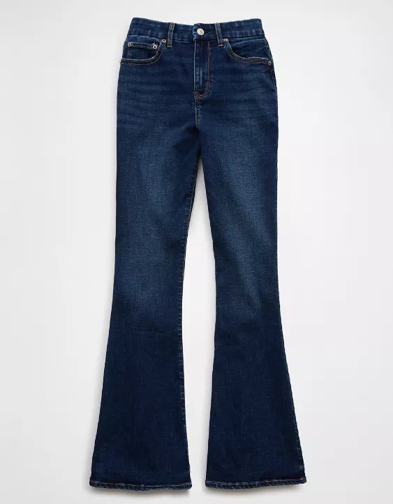 American Eagle AE Next Level Curvy Super High-Waisted Flare Jean