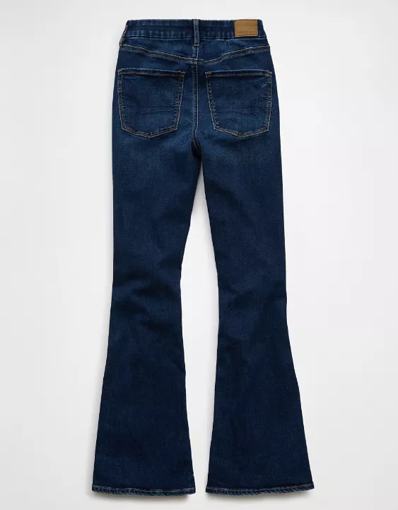 American Eagle AE Next Level Curvy Super High-Waisted Flare Jean