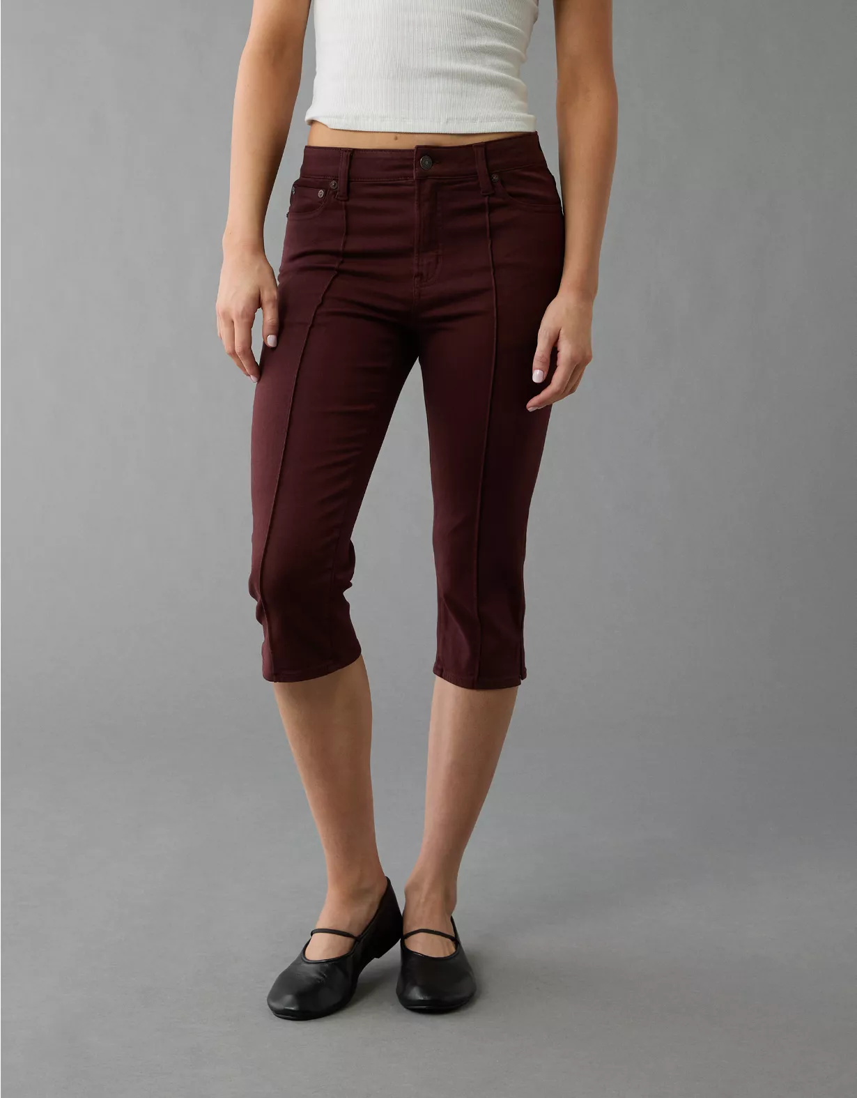 american eagle AE Next Level High-Waisted Capri Jean