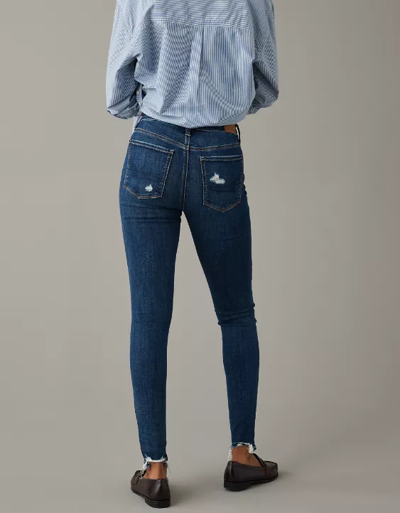 American Eagle AE Next Level High-Waisted Patched Jegging