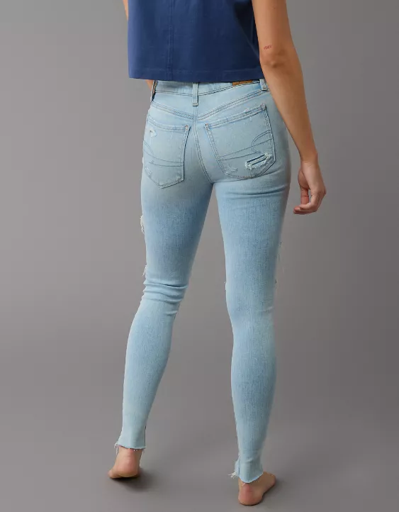 American Eagle AE Next Level High-Waisted Ripped Jegging