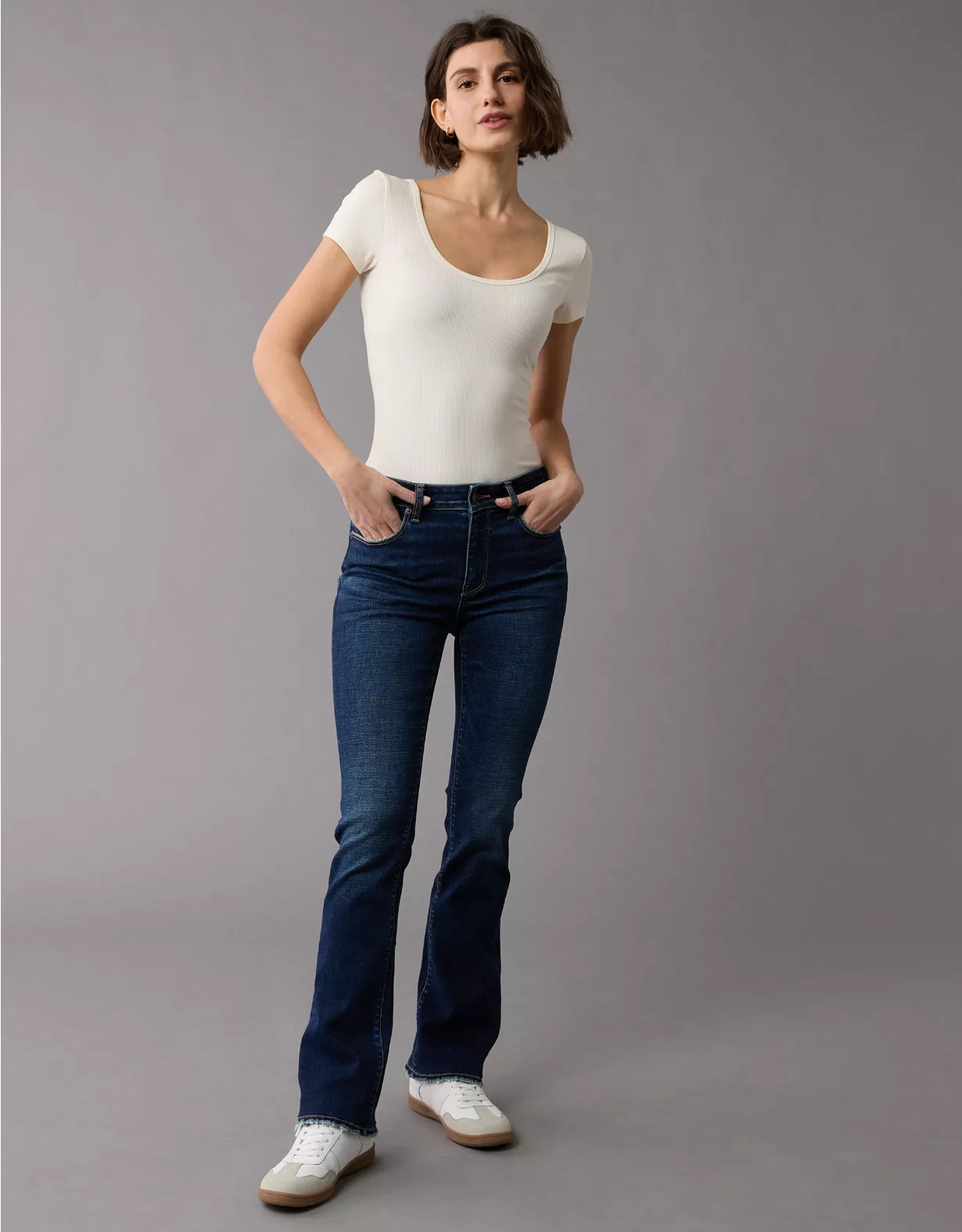 american eagle AE Next Level High-Waisted Skinny Kick Jean