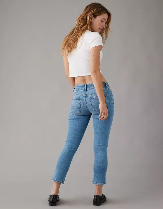 American Eagle AE Next Level Low-Rise Artist Crop Jean