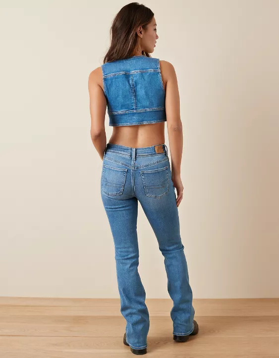 American Eagle AE Next Level Low-Rise Kick Bootcut Jean