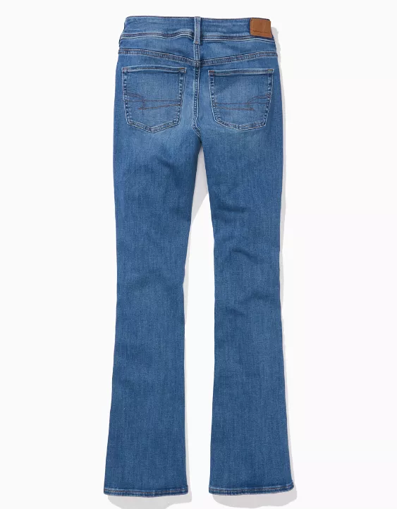 American Eagle AE Next Level Low-Rise Kick Bootcut Jean