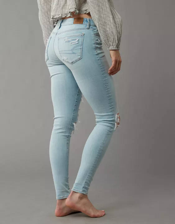 American Eagle AE Next Level Low-Rise Ripped Jegging