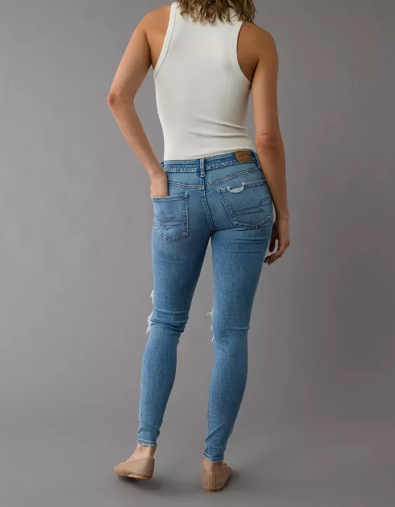 American Eagle AE Next Level Patched Low-Rise Jegging
