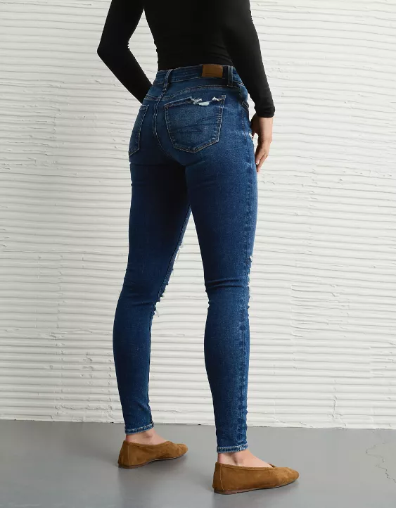 American Eagle AE Next Level Patched Low-Rise Jegging