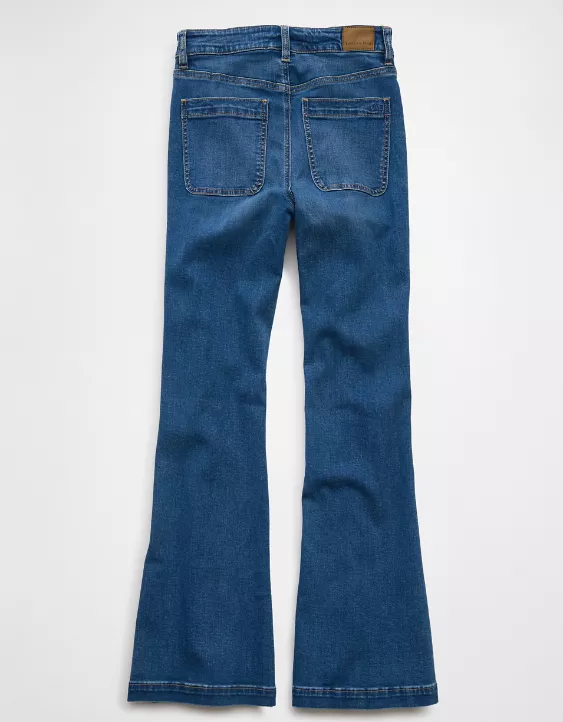 American Eagle AE Next Level Super High-Waisted Flare Jean