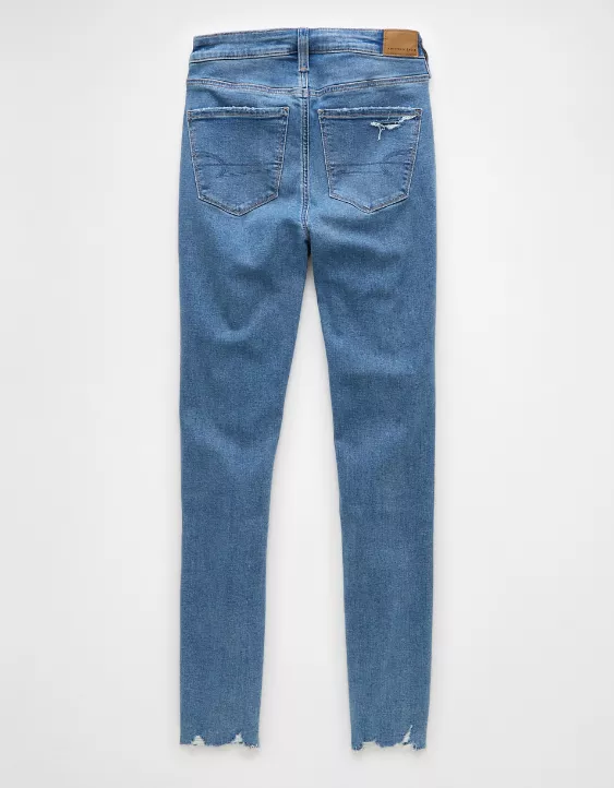 American Eagle AE Next Level Super High-Waisted Ripped Jegging