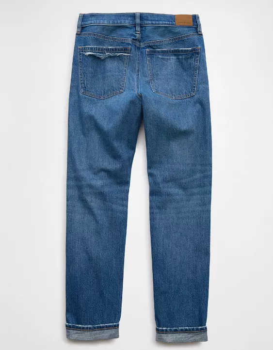 American Eagle AE Ripped Low-Rise Ex-Boyfriend Jean