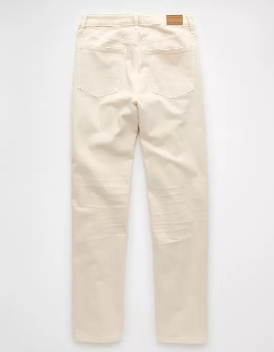 American Eagle AE Stretch Super High-Waisted Baggy Straight Jean