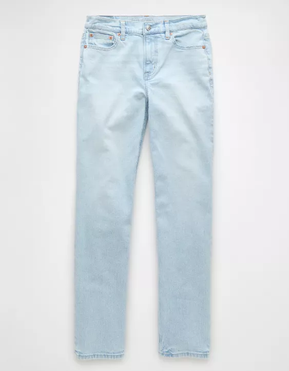 American Eagle AE Stretch Super High-Waisted Straight Jean