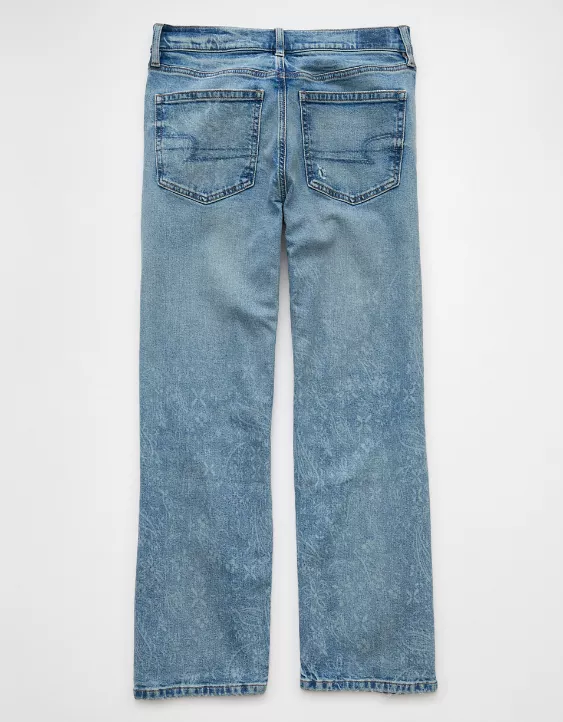 American Eagle AE Strigid Bandana Low-Rise Ex-Boyfriend Jean