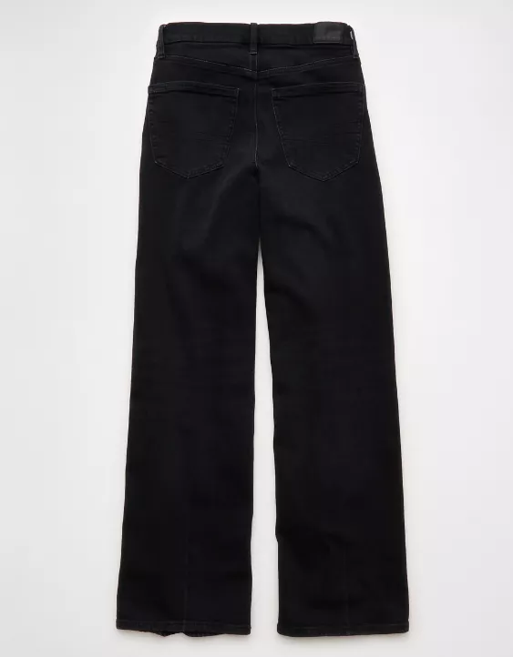 American Eagle AE Strigid Curvy Super High-Waisted Baggy Straight Jean