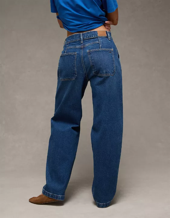 American Eagle AE Strigid Low-Rise Baggy Barrel Jean